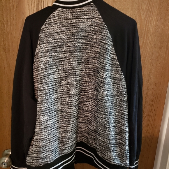 REBEL WILSON FOR TORRID LETTERMAN BOMBER JACKET - Picture 8 of 8